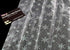 SILVER  CHRISTMAS SNOWFLAKE SHEER TABLE RUNNER DECORATION. DP54245 SILVER
